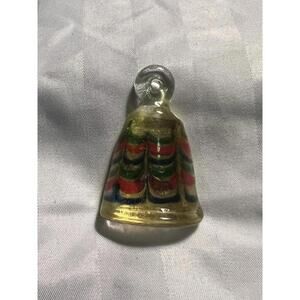 Vintage art deco style Italian Marano Venetian art glass Bell Shaped